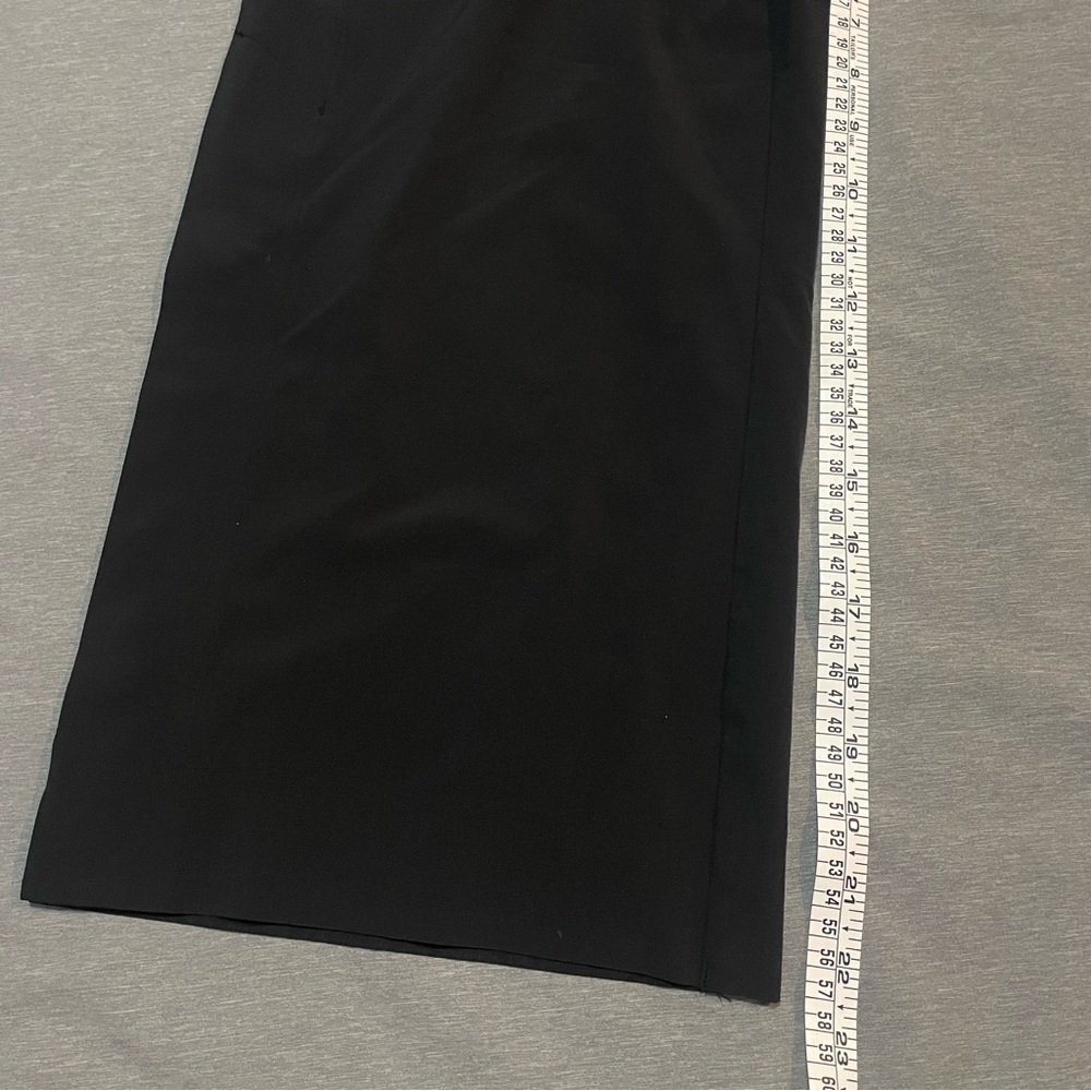 Athleta Tribeca Crop Pants Black Size 6 Wide Leg Travel Workwear Stretch - Picture 12 of 15